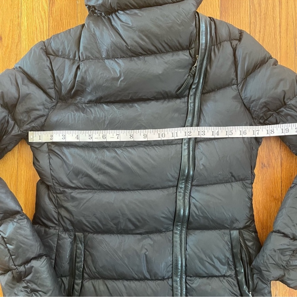 Mackage Yara Asymmetrical Black Puffer Coat - Picture 8 of 12